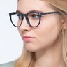 Legendary Navy PlasticEyeglass Frames for Women from EyeBuyDirect