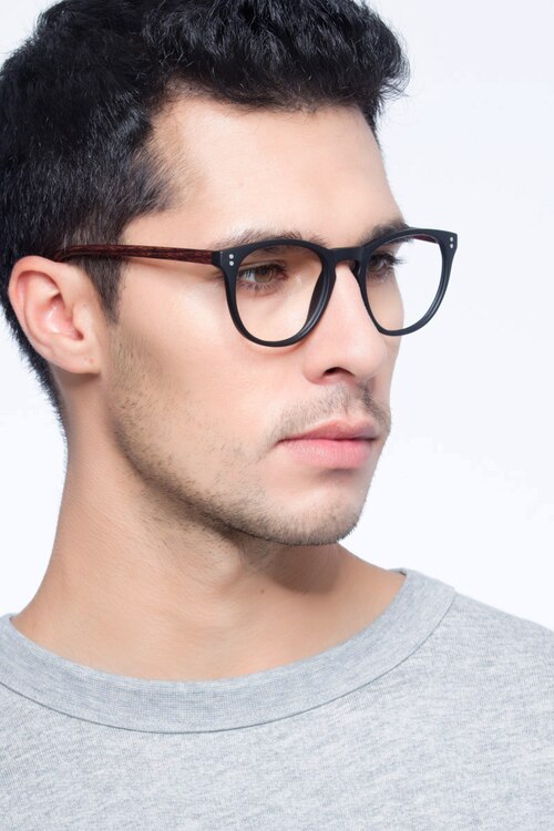 Legendary Black & Brown PlasticEyeglass Frames for Men from EyeBuyDirect