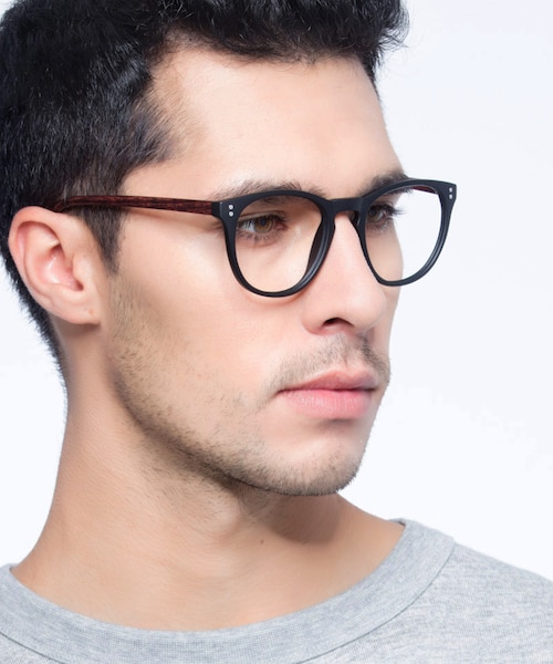 Legendary Black & Brown PlasticEyeglass Frames for Men from EyeBuyDirect