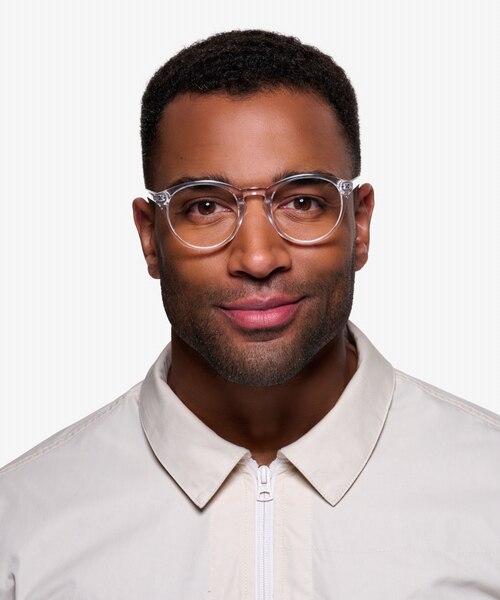 Revolution Transparent PlastiqueMontures de lunettes de vue pour Hommes d'EyeBuyDirect