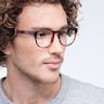 Heartbeat Brown PlasticEyeglass Frames for Men from EyeBuyDirect
