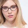 Dame Fleuries PlastiqueMontures de lunettes de vue pour Femmes d'EyeBuyDirect