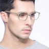 Glider Olive Green PlasticEyeglass Frames for Men from EyeBuyDirect