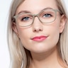 Glider Olive Green PlasticEyeglass Frames for Women from EyeBuyDirect