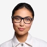 Gamble Matte Black PlasticEyeglass Frames for Women from EyeBuyDirect