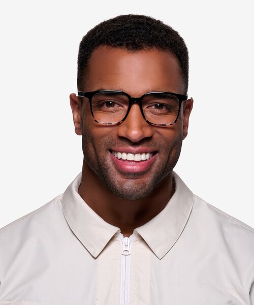 Blocks Black Clear PlasticEyeglass Frames for Men from EyeBuyDirect