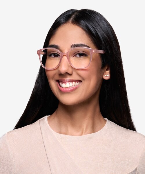 The Beat Pink PlasticEyeglass Frames for Women from EyeBuyDirect