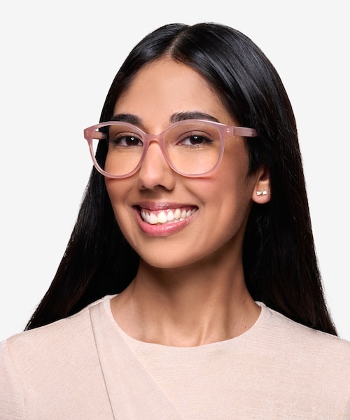 The Beat Pink PlasticEyeglass Frames for Women from EyeBuyDirect