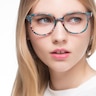 The Beat Floral PlasticEyeglass Frames for Women from EyeBuyDirect