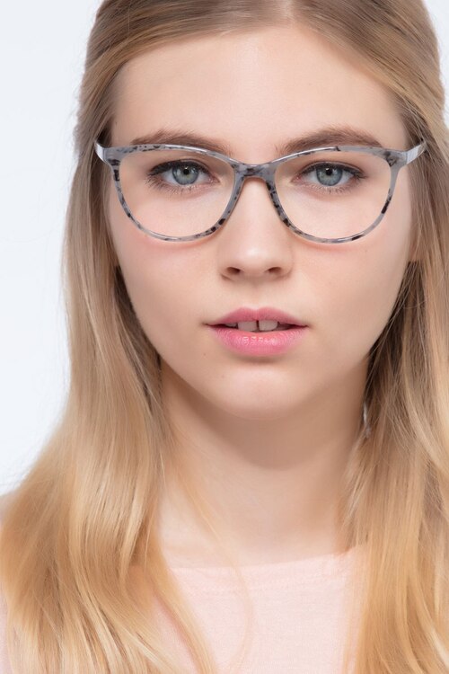 Release Speckled Gray PlasticEyeglass Frames for Women from EyeBuyDirect