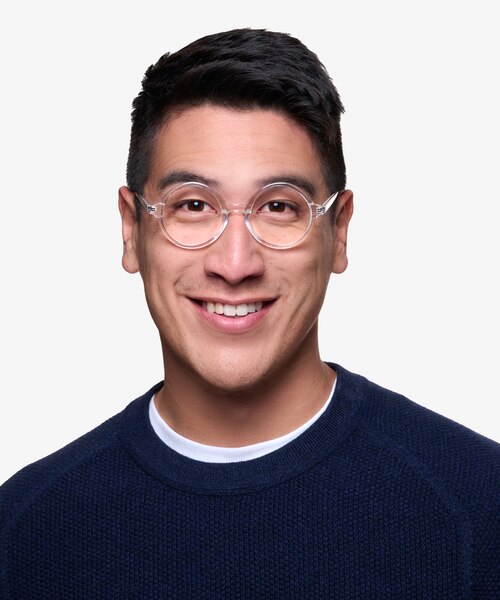 Years Clear PlasticEyeglass Frames for Men from EyeBuyDirect