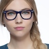 Blizzard Navy AcetateEyeglass Frames for Women from EyeBuyDirect