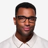 Her Black Acetate-metalEyeglass Frames for Men from EyeBuyDirect