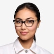 Her Black Acetate, MetalEyeglass Frames for Women from EyeBuyDirect
