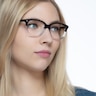 Escape Clear Black AcétateMontures de lunettes de vue pour Femmes d'EyeBuyDirect