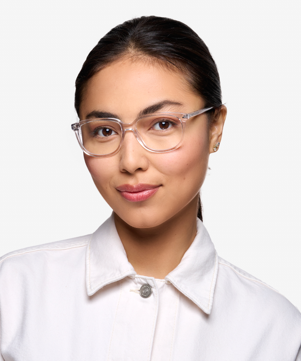 Escape Rectangle Clear Full Rim Eyeglasses Eyebuydirect