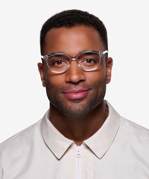 Escape Clear AcetateEyeglass Frames for Men from EyeBuyDirect
