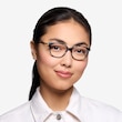 Jasmine Gray Floral AcetateEyeglass Frames for Women from EyeBuyDirect
