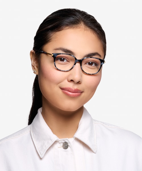Jasmine Gray Floral AcetateEyeglass Frames for Women from EyeBuyDirect