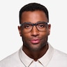 Milo Matte Gray PlasticEyeglass Frames for Men from EyeBuyDirect