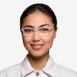 Milo Frosted Clear PlasticEyeglass Frames for Women from EyeBuyDirect