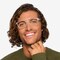 Milo Frosted Clear Plastic Eyeglass Frames for Men from EyeBuyDirect