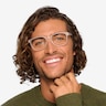 Milo Frosted Clear PlasticEyeglass Frames for Men from EyeBuyDirect