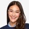Milo Frosted Clear Plastic Eyeglass Frames for Women from EyeBuyDirect