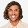 Uptown Clear PlasticEyeglass Frames for Men from EyeBuyDirect