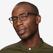 November Matte Black PlasticEyeglass Frames for Men from EyeBuyDirect