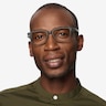 November Matte Black PlasticEyeglass Frames for Men from EyeBuyDirect
