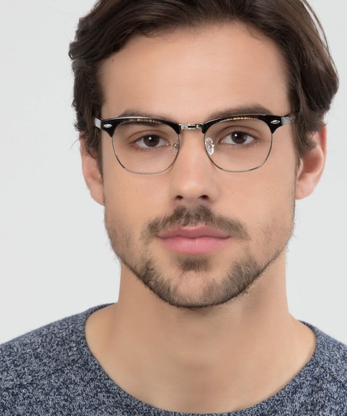 Coexist Striped MetalEyeglass Frames for Men from EyeBuyDirect