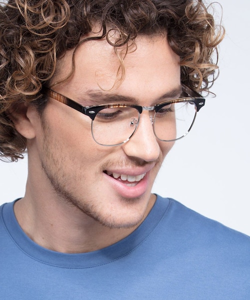 Coexist Striped Plastic, MetalEyeglass Frames for Men from EyeBuyDirect