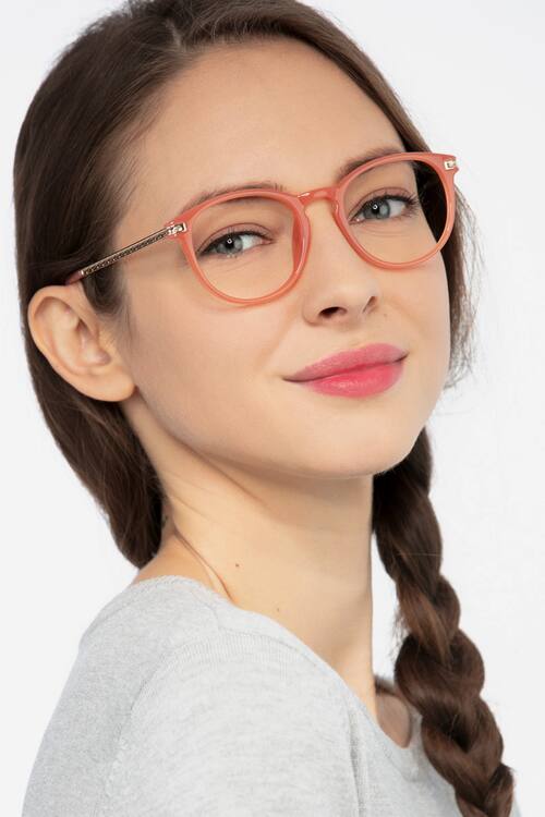 Pink Daphne -  Plastic-metal Eyeglasses