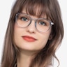 Daphne Clear Blue Plastic-metalMontures de lunettes de vue pour Femmes d'EyeBuyDirect