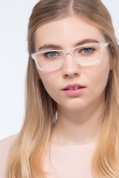 Firefly Clear Pearl PlasticEyeglass Frames for Women from EyeBuyDirect