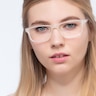 Firefly Clear Pearl PlasticEyeglass Frames for Women from EyeBuyDirect