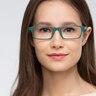 Madras Vert PlastiqueMontures de lunettes de vue pour Femmes d'EyeBuyDirect