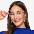 November Matte Clear PlasticEyeglass Frames for Women from EyeBuyDirect