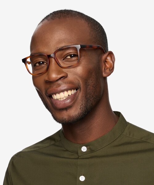 November Tortoise PlasticEyeglass Frames for Men from EyeBuyDirect