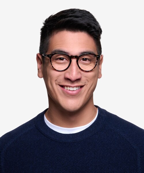 Peninsula Red Floral PlasticEyeglass Frames for Men from EyeBuyDirect