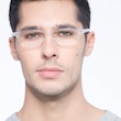 Versus Clear PlasticEyeglass Frames for Men from EyeBuyDirect