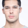 Versus Clear PlasticEyeglass Frames for Men from EyeBuyDirect
