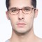 Versus Matte Tortoise Plastique Montures de lunettes de vue pour Hommes d'EyeBuyDirect