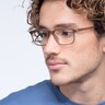 Wyoming Matte Hazel PlasticEyeglass Frames for Men from EyeBuyDirect