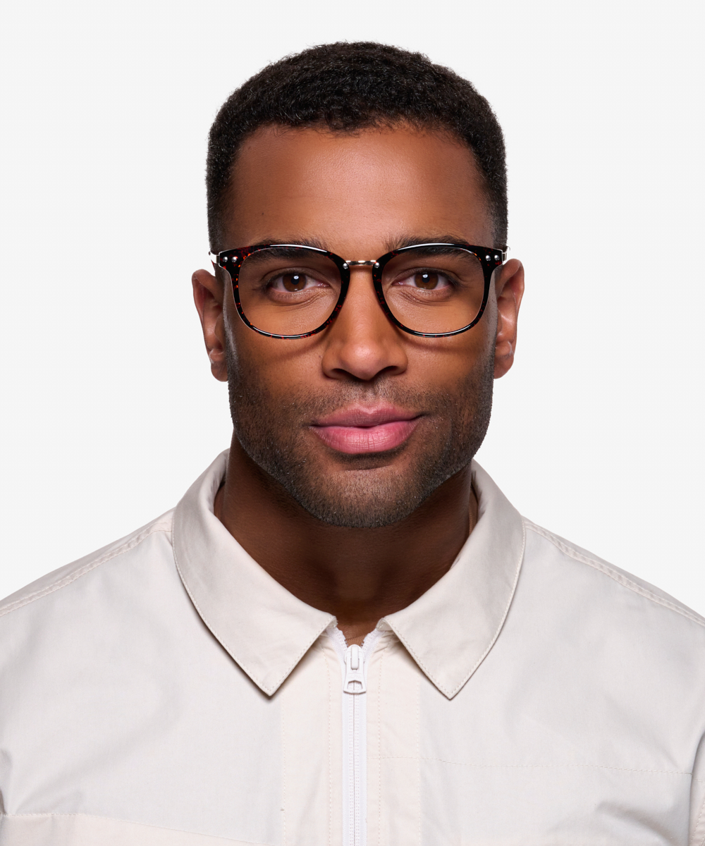 Cosmo Square Tortoise Full Rim Eyeglasses Eyebuydirect