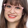 Cosmo Pink MetalEyeglass Frames for Women from EyeBuyDirect