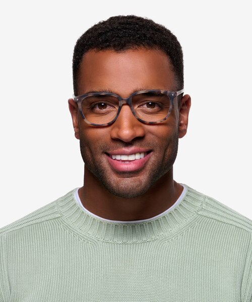 Escape Matte Tortoise AcetateEyeglass Frames for Men from EyeBuyDirect