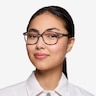 Escape Matte Tortoise AcetateEyeglass Frames for Women from EyeBuyDirect