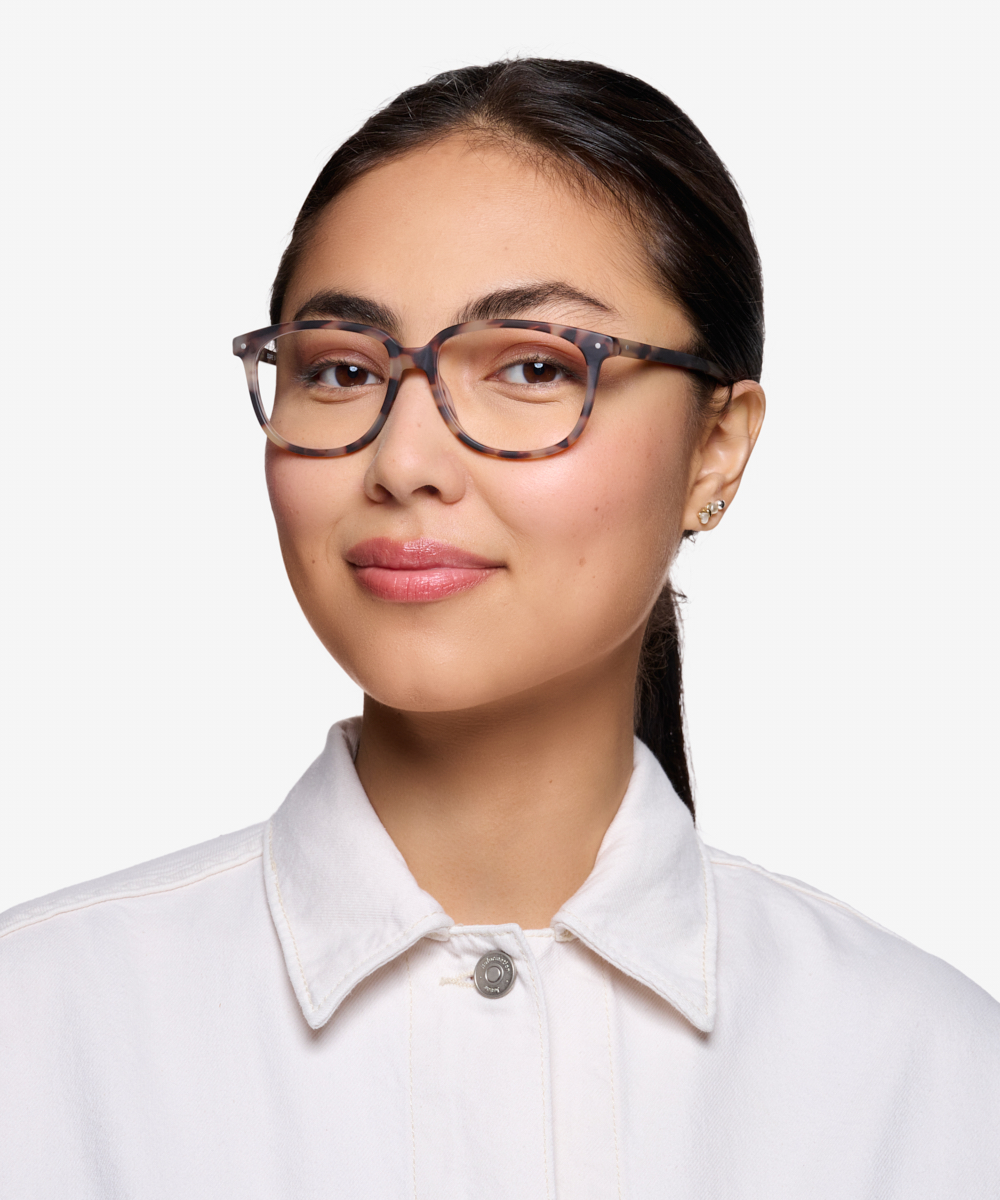 Escape Rectangle Matte Tortoise Full Rim Eyeglasses | Eyebuydirect